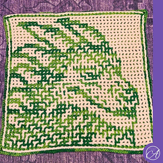 Interlocking crochet sample by CynCityCrochet