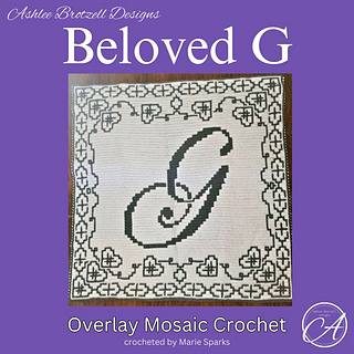 Mosaic sample crocheted by Marie Sparks