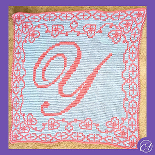 Mosaic crochet sample by Henriette Van Wyck