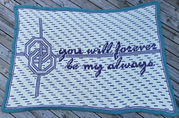 Mosaic crochet sample by On A Poad Trip