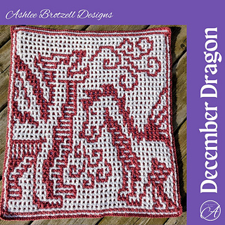 Interlocking crochet sample by On A Poad Trip