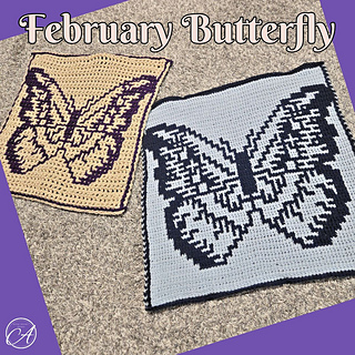 Interlocking crochet and tunisian mosaic crochet samples