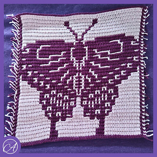 Overlay mosaic crochet sample by Steffi