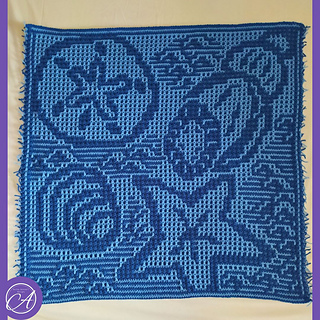 Mosaic (original) crochet sample by Penny Groves McPherson