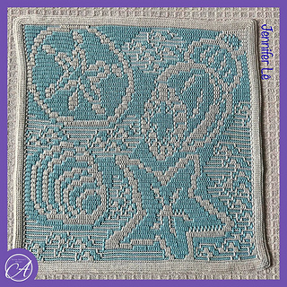 Mosaic (adjusted, solid) crochet sample by JLe512