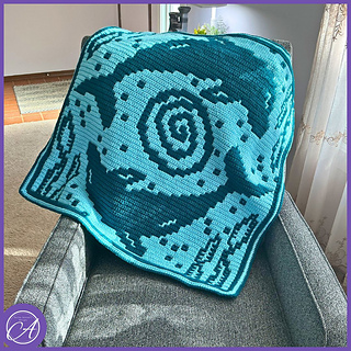 Mosaic (adjusted, solid) crochet sample by Kim B