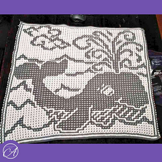 Mosaic (original) crochet sample by Altona Newcombe