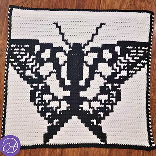 Mosaic crochet sample by Marie Sparks