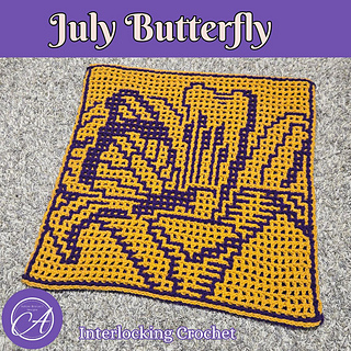 Interlocking crochet sample by Ashlee
