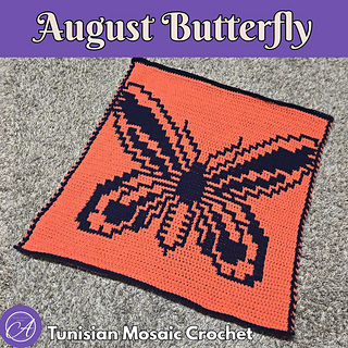 Tunisian mosaic crochet (using overlay mosaic crochet pattern)