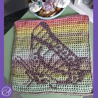 Interlocking crochet sample by Monique