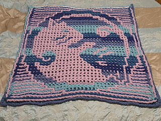 Interlocking version crocheted by cyncitycrochets