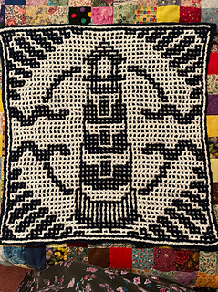 Interlocking crochet version, crocheted by Pamela MacManus