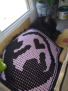 Interlocking version crocheted by Maja Serec