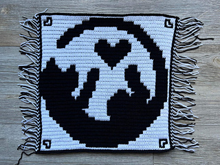 Overlay Mosaic sample Crocheted by CarolinevdB