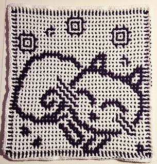 Wrong side of interlocking crochet by cyncitycrochets