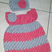 Quick & Easy Classic Crocheted Baby Dress & Hat pattern 