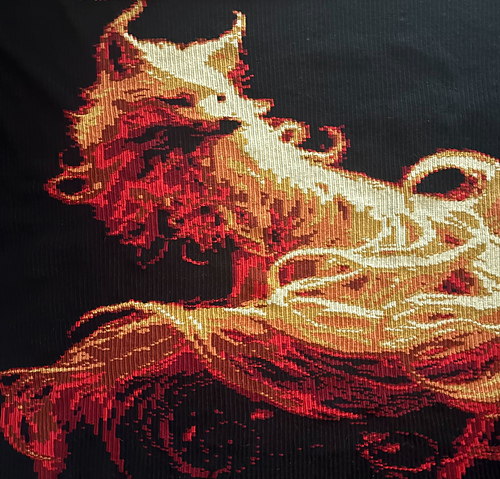 Kitsune / Fox Lap Blanket