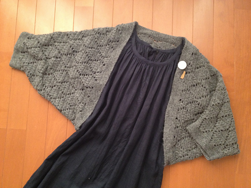 玉編みのリブウォーマー Bobble rib warmer 다른 모습 1