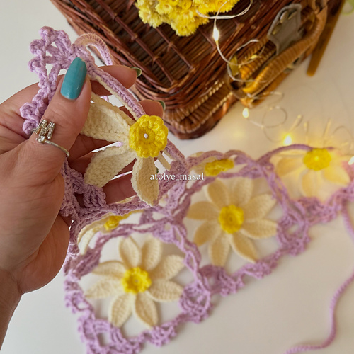 2 in 1 Daisy Belt Bandana Part1