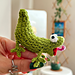 Bendable Lizard Keychain pattern