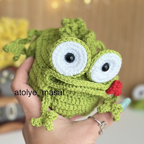 Lizard Drawstring Pouch