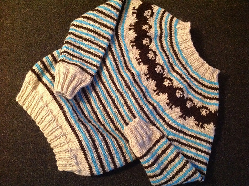 Sinnasaugenseren / Angry Sheep pullover - audiberild