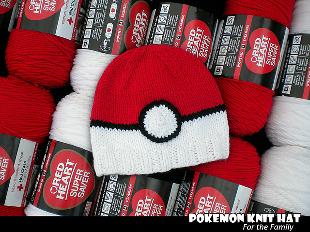 Ravelry: Pokemon Knit Hat pattern by Aunt Janet s Designs