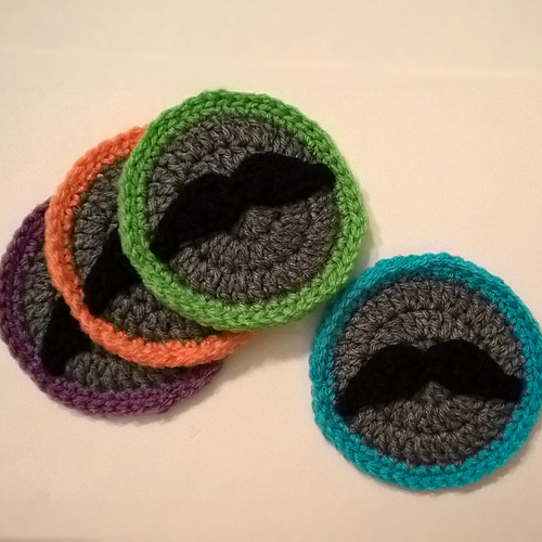 Mustache Coaster photo 3