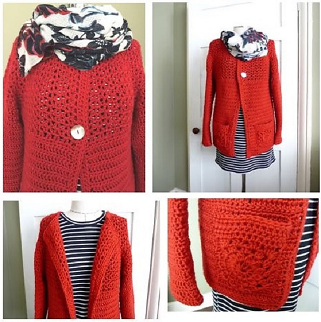 Ravelry: Retro Raglan Top Down Cardigan pattern by Sylvia Heidinger
