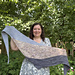 Sampler Shawlette pattern 