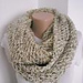 Knit infinity lace scarf pattern 