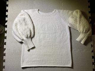 Officially steamed. The sleeves are 3/4 length.