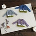 Baa-Blee double sided sweater with placket pattern 