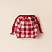 Vintage Wool Gingham Check Drawstring Pouch pattern