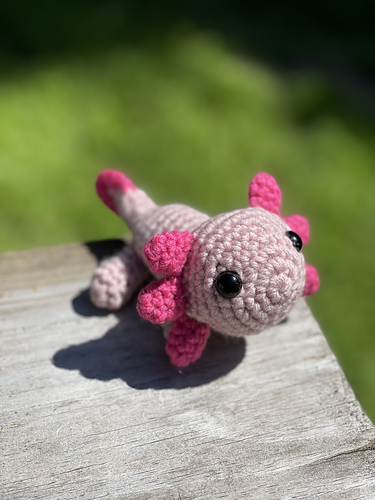 Lucy the Axolotl Amigurumi photo 7
