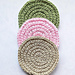 Swirl Coasters pattern 