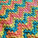 Granny Chevron Baby Blanket pattern