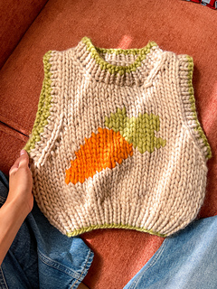 Yarn: Cool Wool in Zafron and Light Green and The Wool in Sand
Knitter: beatificbrenda