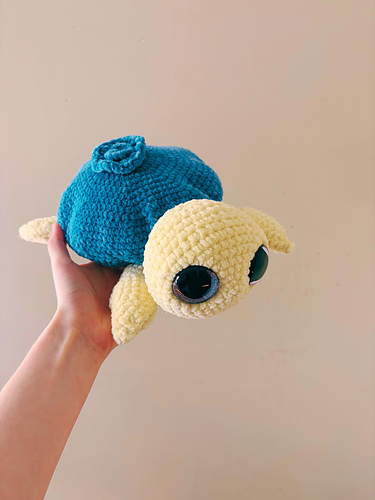 Blueberry Plush Turtle