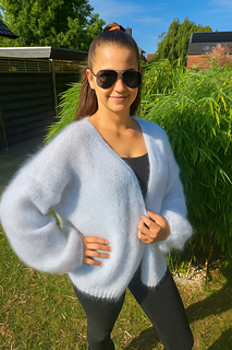 Strickjacke weit und bequem