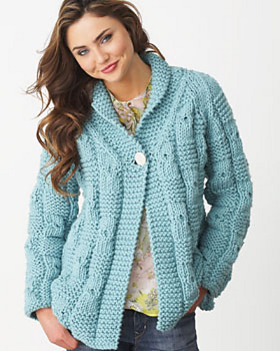 Textured Checks Cardigan photo 1