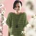 Drop Stitch Top pattern 