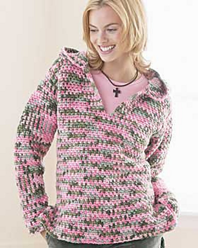 Crochet Hooded Sweatshirt photo 7