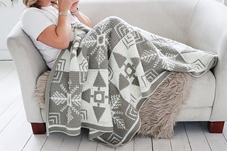 Frosty Pines Throw