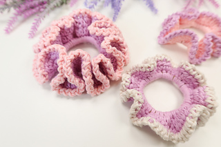 Sweet Pea Scrunchies