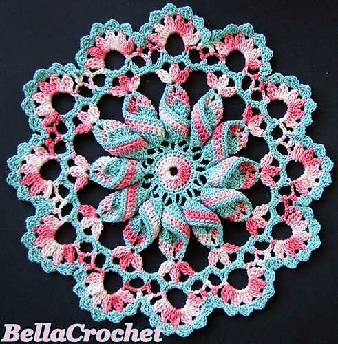 Ravelry: Pretty Pinwheel Doily pattern by Elizabeth Ann White