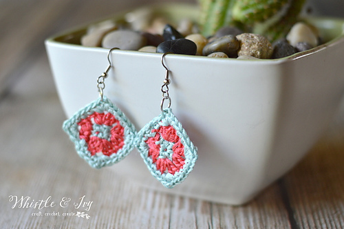 Granny Square Earrings photo 2
