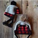 Baby Plaid Trapper Hat pattern 