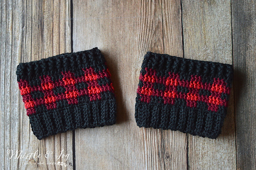 Plaid Boot Cuffs photo 4
